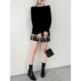 ワッフルオフショルコサージュニット | dazzlin | 詳細画像14