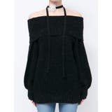 ワッフルオフショルコサージュニット | dazzlin | 詳細画像47