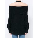 ワッフルオフショルコサージュニット | dazzlin | 詳細画像49