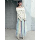 ワッフルオフショルコサージュニット | dazzlin | 詳細画像8