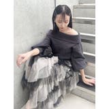 デコルテオープンスウェットトップス | dazzlin | 詳細画像42 