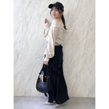 デコルテオープンスウェットトップス | dazzlin | 詳細画像47 