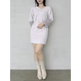 ボリュームファースリーブビットミニワンピース | dazzlin | 詳細画像13