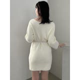 ボリュームファースリーブビットミニワンピース | dazzlin | 詳細画像20