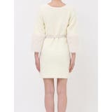 ボリュームファースリーブビットミニワンピース | dazzlin | 詳細画像28