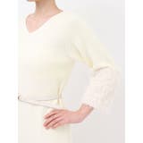 ボリュームファースリーブビットミニワンピース | dazzlin | 詳細画像30