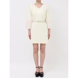 ボリュームファースリーブビットミニワンピース | dazzlin | 詳細画像34