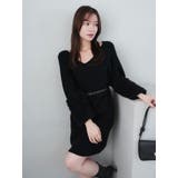 ボリュームファースリーブビットミニワンピース | dazzlin | 詳細画像8