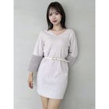 ボリュームファースリーブビットミニワンピース | dazzlin | 詳細画像9