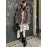 リボンショルダーアシンメトリーワンピース | dazzlin | 詳細画像12 