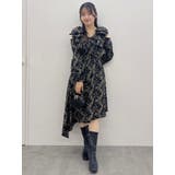 リボンショルダーアシンメトリーワンピース | dazzlin | 詳細画像13 