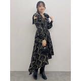 リボンショルダーアシンメトリーワンピース | dazzlin | 詳細画像14 