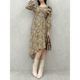 リボンショルダーアシンメトリーワンピース | dazzlin | 詳細画像18 