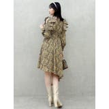 リボンショルダーアシンメトリーワンピース | dazzlin | 詳細画像19 