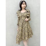 リボンショルダーアシンメトリーワンピース | dazzlin | 詳細画像21 