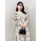 リボンショルダーアシンメトリーワンピース | dazzlin | 詳細画像31 