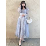 MIXレースドレス | dazzlin | 詳細画像11 