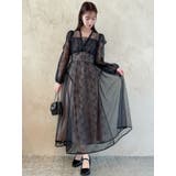 MIXレースドレス | dazzlin | 詳細画像17 