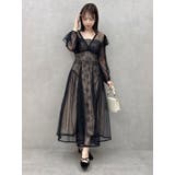 MIXレースドレス | dazzlin | 詳細画像2 