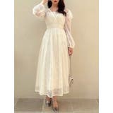 MIXレースドレス | dazzlin | 詳細画像4 