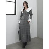 【POLO BCS コラボ】ビッグカラーサイドプリーツワンピース | dazzlin | 詳細画像10