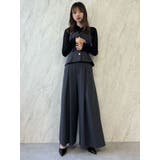 フロントタックフレアーパンツ | dazzlin | 詳細画像11