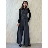 フロントタックフレアーパンツ | dazzlin | 詳細画像12