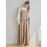 フロントタックフレアーパンツ | dazzlin | 詳細画像4