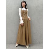 フロントタックフレアーパンツ | dazzlin | 詳細画像5