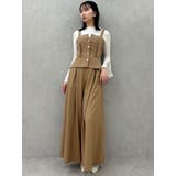 フロントタックフレアーパンツ | dazzlin | 詳細画像6