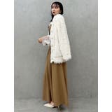 フロントタックフレアーパンツ | dazzlin | 詳細画像9