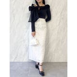 フェザーライクレースIラインスカート | dazzlin | 詳細画像10 