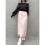 フェザーライクレースIラインスカート | dazzlin | 詳細画像2 