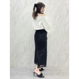 フェザーライクレースIラインスカート | dazzlin | 詳細画像5 