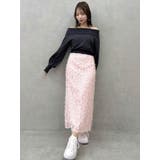 フェザーライクレースIラインスカート | dazzlin | 詳細画像6 