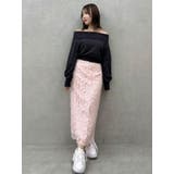 フェザーライクレースIラインスカート | dazzlin | 詳細画像7 