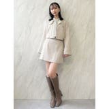 【森香澄コラボ】コンパクトミニマルスカート | dazzlin | 詳細画像11 