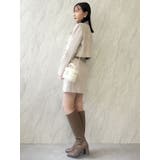 【森香澄コラボ】コンパクトミニマルスカート | dazzlin | 詳細画像13 