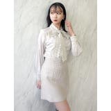 【森香澄コラボ】コンパクトミニマルスカート | dazzlin | 詳細画像15 