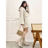 【森香澄コラボ】コンパクトミニマルスカート | dazzlin | 詳細画像44 