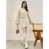 【森香澄コラボ】コンパクトミニマルスカート | dazzlin | 詳細画像45 