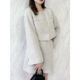 【森香澄コラボ】コンパクトミニマルスカート | dazzlin | 詳細画像47 