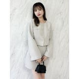 【森香澄コラボ】コンパクトミニマルスカート | dazzlin | 詳細画像49 