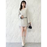 【森香澄コラボ】コンパクトミニマルスカート | dazzlin | 詳細画像50 