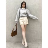 【森香澄コラボ】メッセージロゴショートプルオーバー | dazzlin | 詳細画像17 