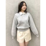 【森香澄コラボ】メッセージロゴショートプルオーバー | dazzlin | 詳細画像19 