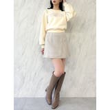 【森香澄コラボ】メッセージロゴショートプルオーバー | dazzlin | 詳細画像25 