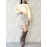 【森香澄コラボ】メッセージロゴショートプルオーバー | dazzlin | 詳細画像26 