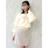 【森香澄コラボ】メッセージロゴショートプルオーバー | dazzlin | 詳細画像28 