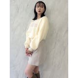 【森香澄コラボ】メッセージロゴショートプルオーバー | dazzlin | 詳細画像29 